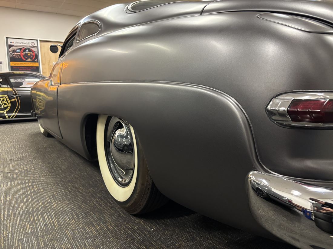 1950 Mercury lead sled, Satin charcoal color change
