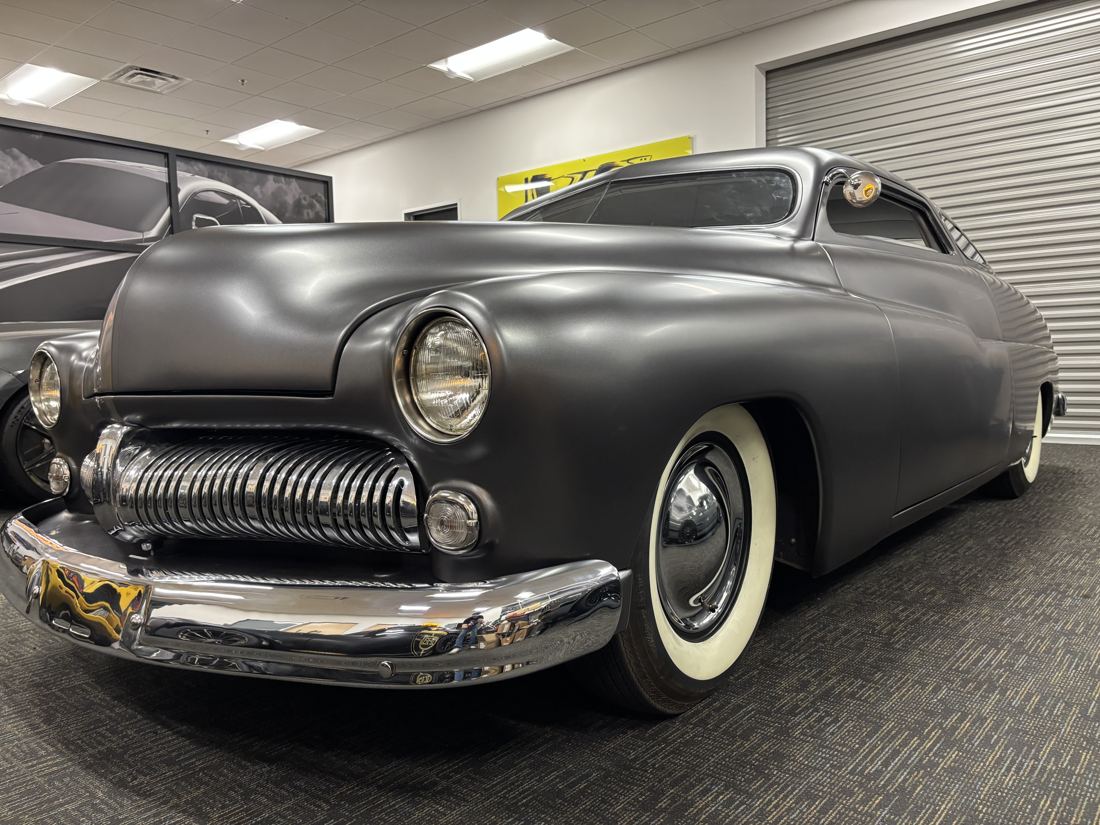 1950 Mercury lead sled, Satin charcoal color change