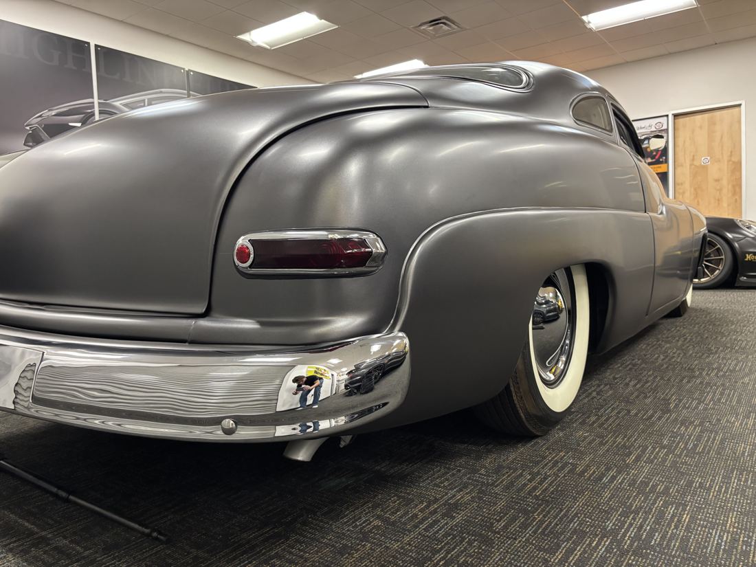 1950 Mercury lead sled, Satin charcoal color change