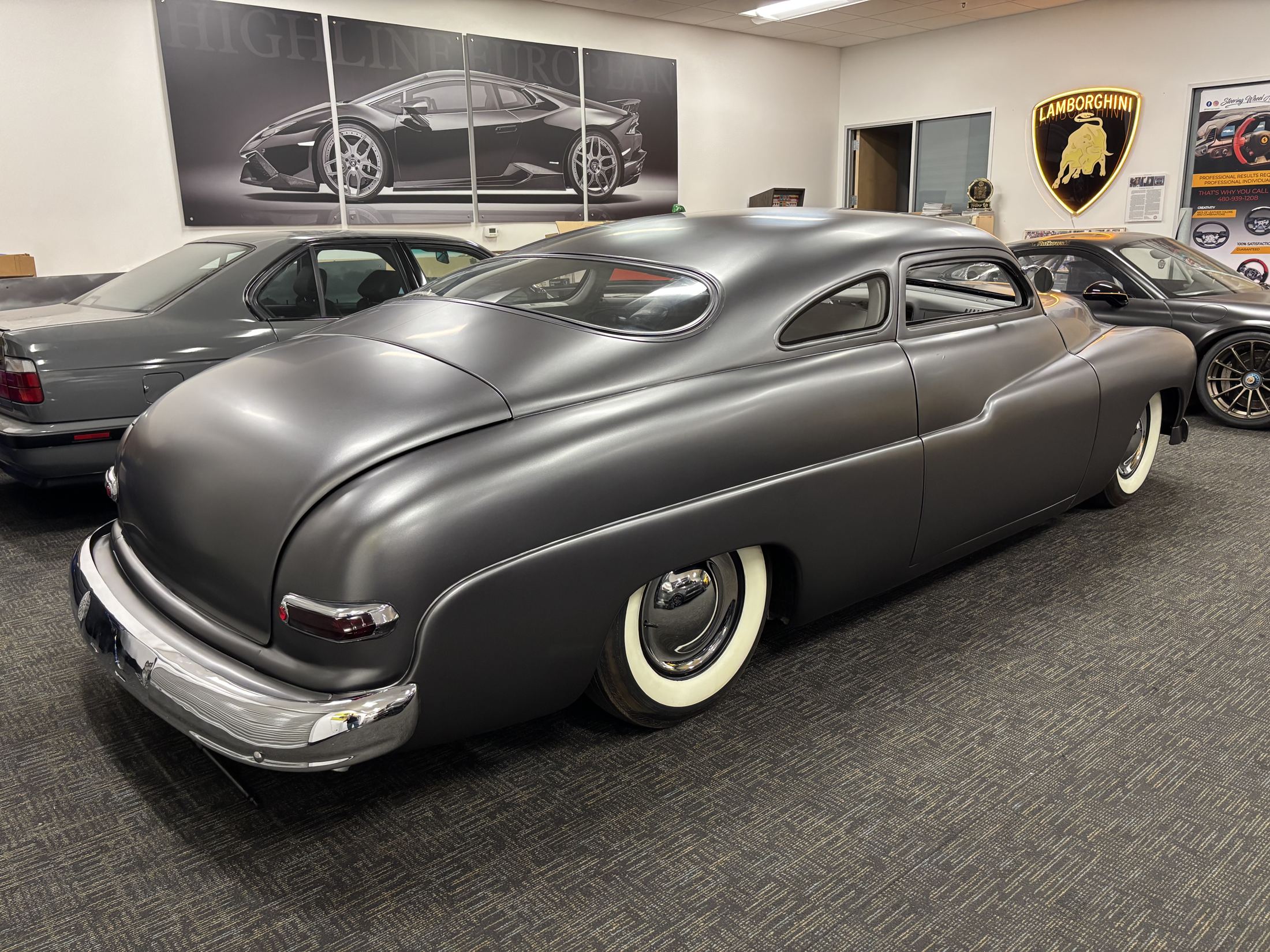 1950 Mercury in satin charcoal