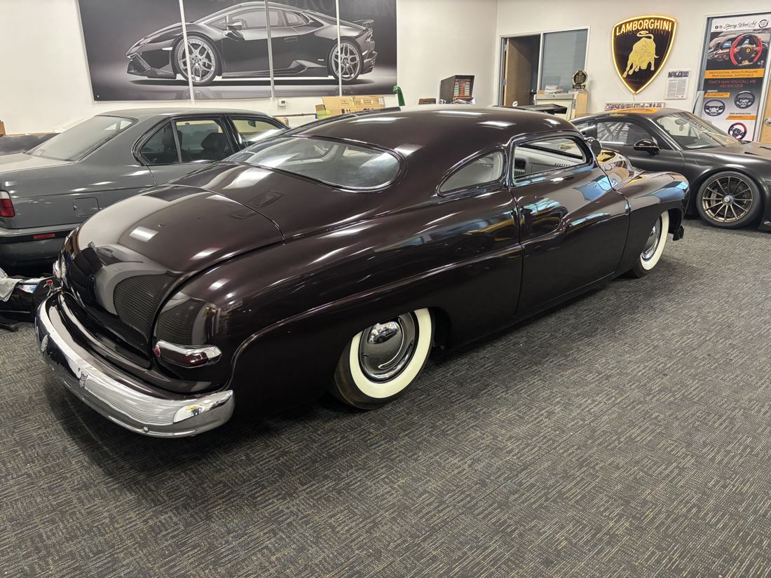 1950 Mercury lead sled, Satin charcoal color change