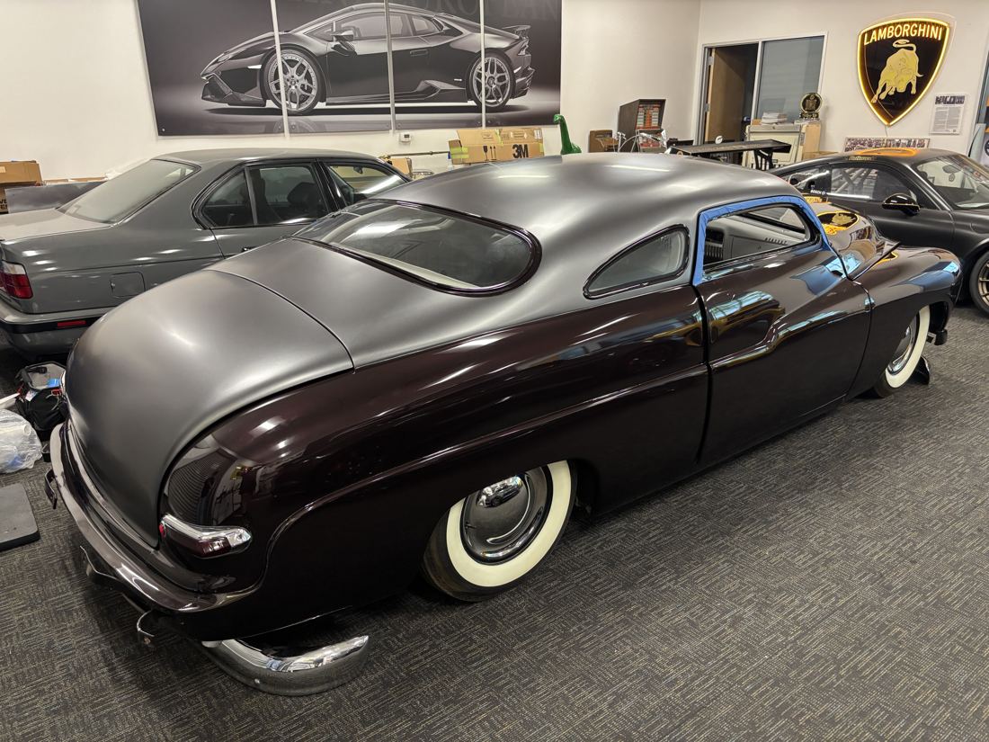 1950 Mercury lead sled, Satin charcoal color change