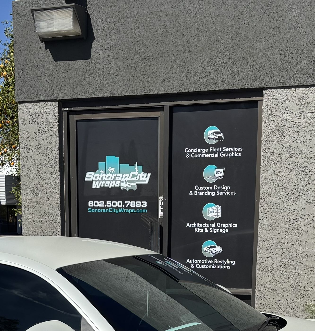 Storefront and signage